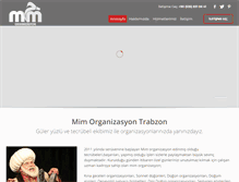 Tablet Screenshot of mimorganizasyon.com